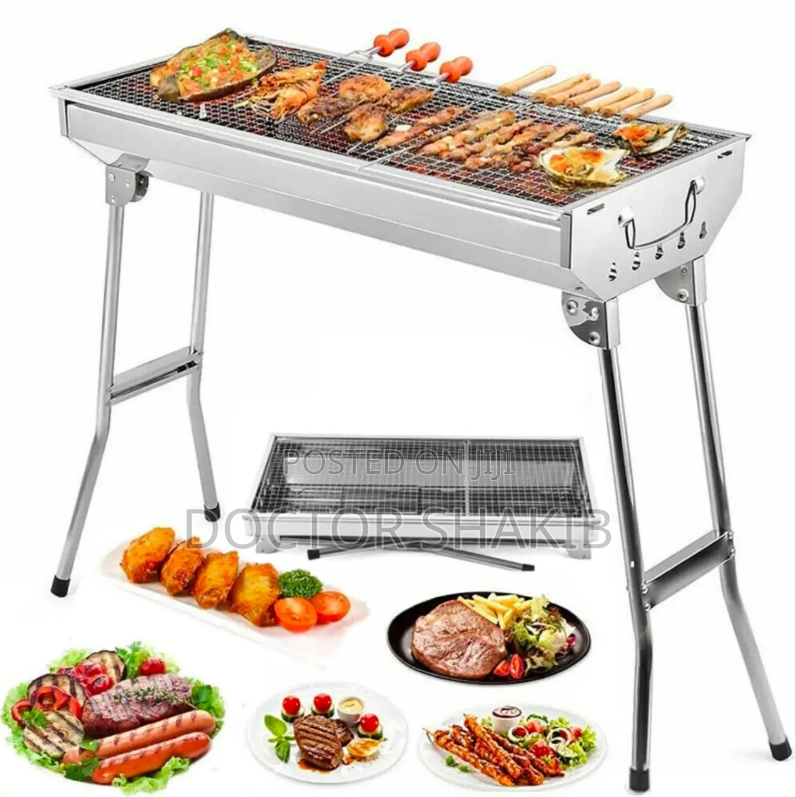 Portable Stainless Steel Foldable Bbq Grill