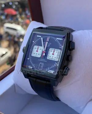 Monaco Square Leather Watches