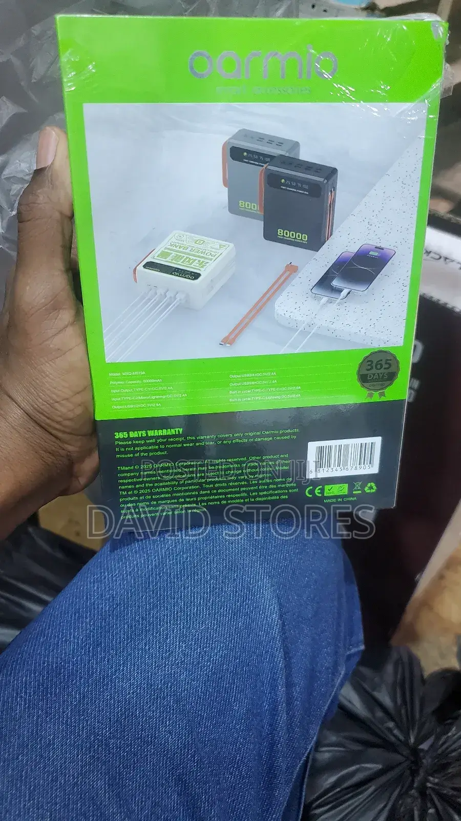 Oarmio 80000amh Power Bank