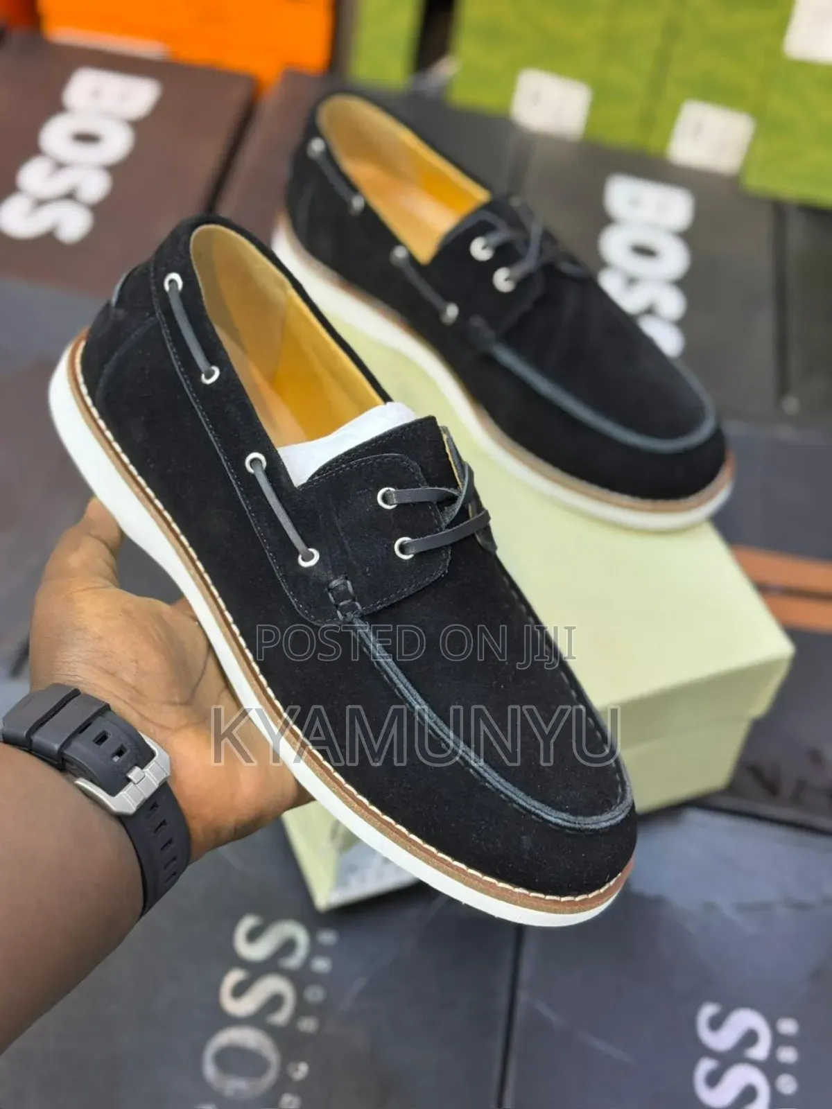Brunello Cucinelli Suede Boat Shoes