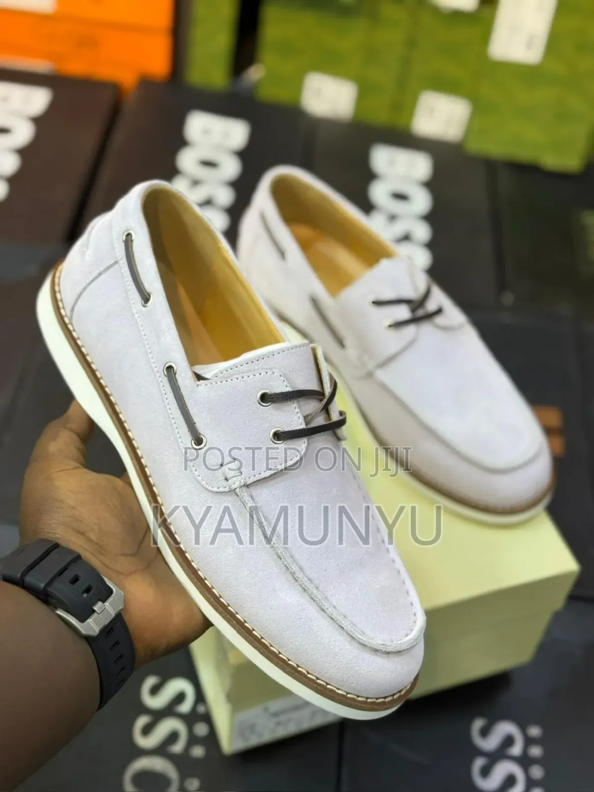 Brunello Cucinelli Suede Boat Shoes
