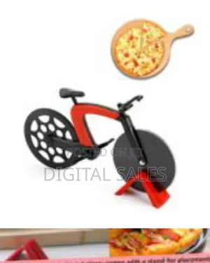 Bicycle Pizza Cutter, Stainless Steel