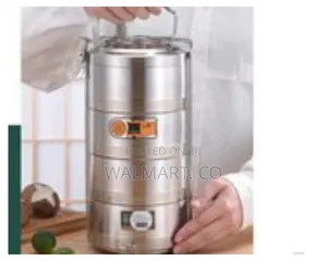 Stainless Steel 16cm Air Tight 4 Layers Food Container Lunch Box