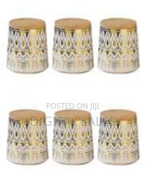 Ceramic Jars for Kitchen Tea Sugar Coffee Cereal Storage Canisters