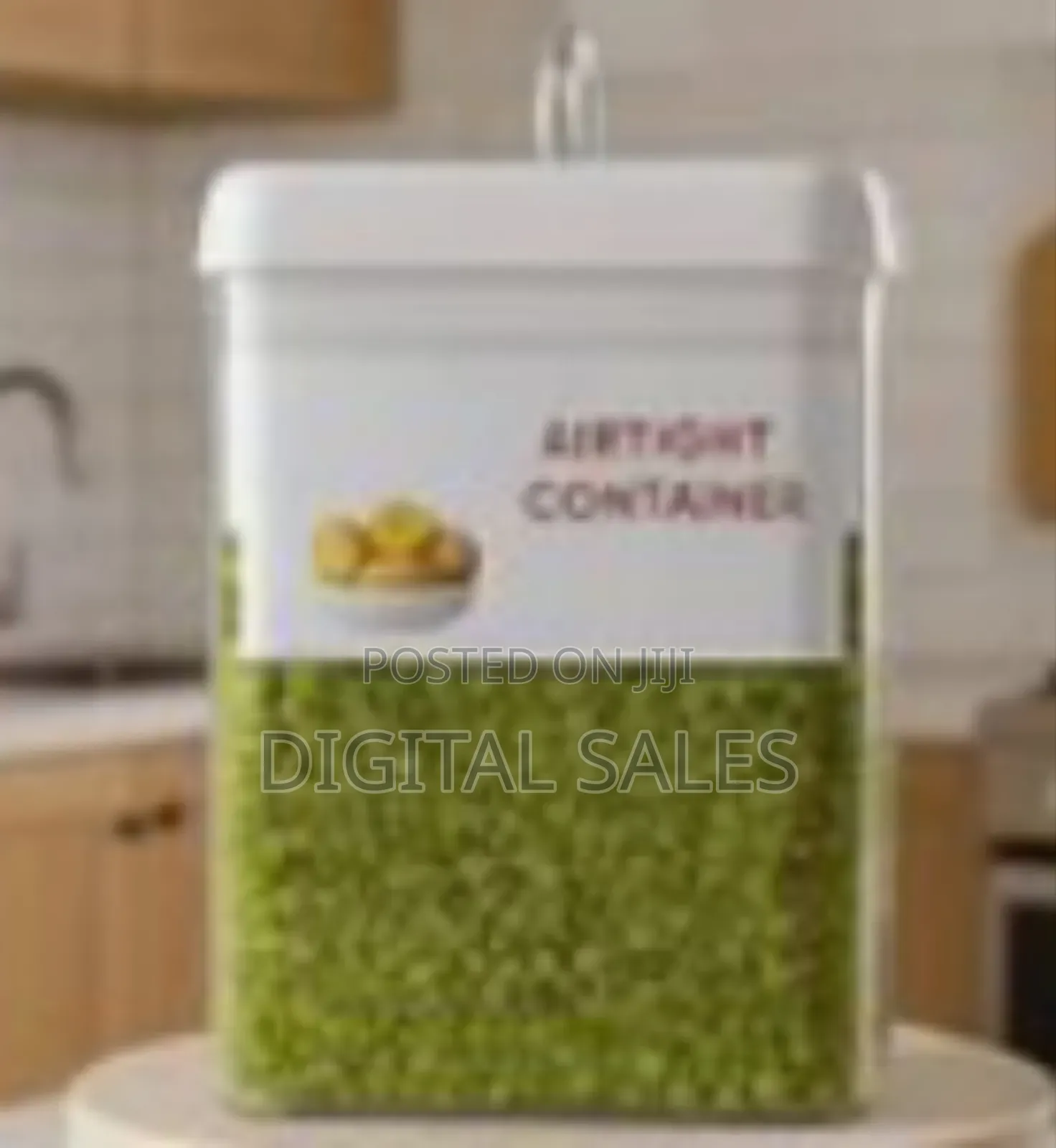 2.8 Liter Twist 'N Lock Airtight Square Plastic Canister