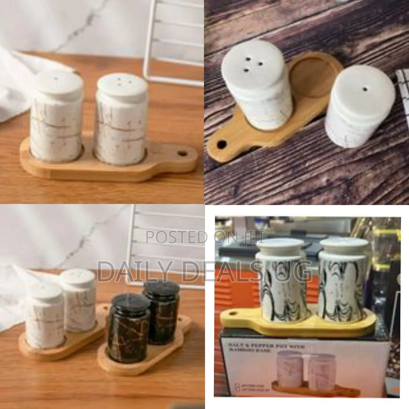 Cakematters Classic Porcelain Salt and Pepper Shakers for Table