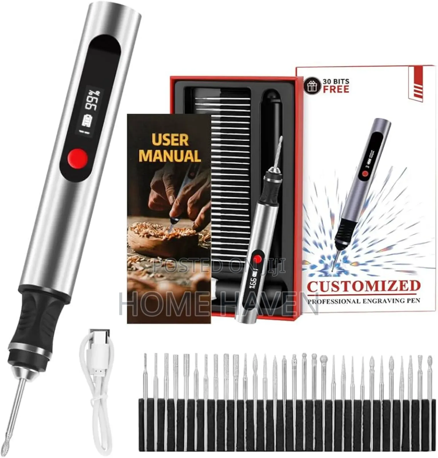 Electric Etching Engraver Pen Kit