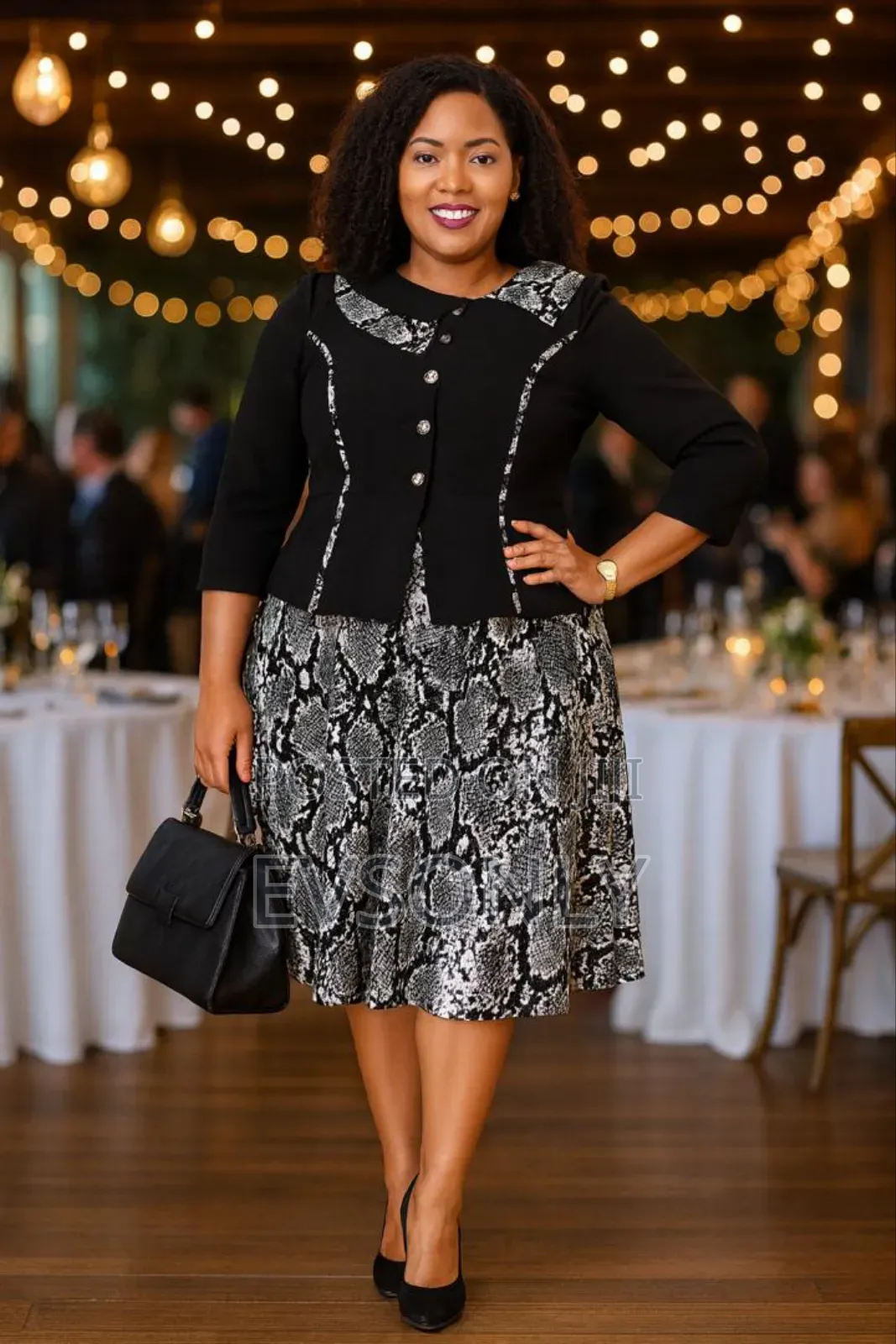 Animal Print Round Dresses