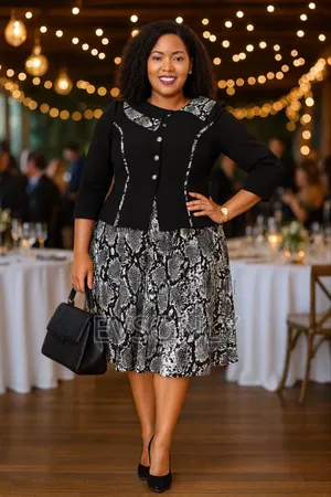 Animal Print Round Dresses