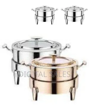 1 Piece Of Mini Round Serving Dish Chafing Dishes Food Warmer Display