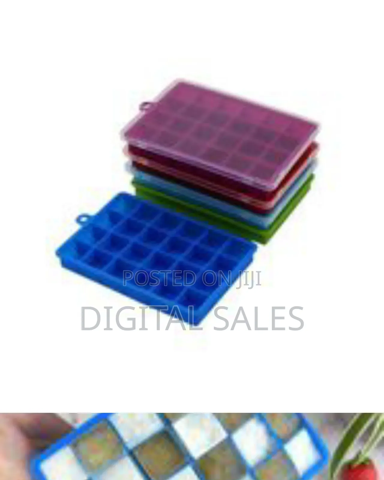 Tray With Lids,Bpa Free Silicone Ice Cube