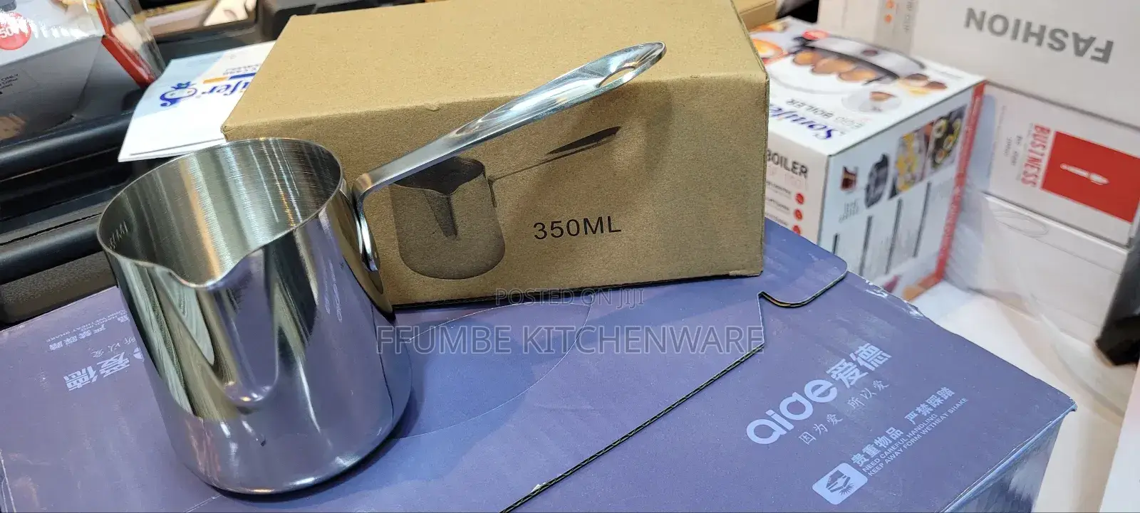 Coffee and Milk Flosser Pot