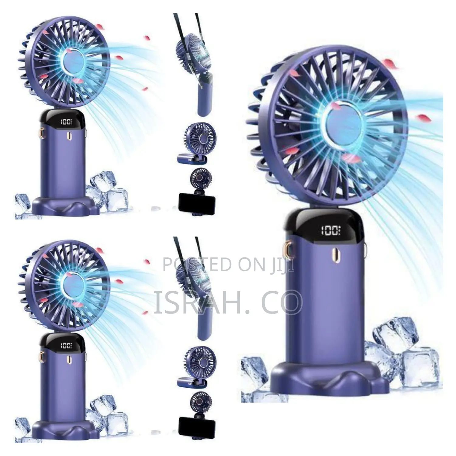 Portable Handheld Fan 5000mah, Usb Rechargeable