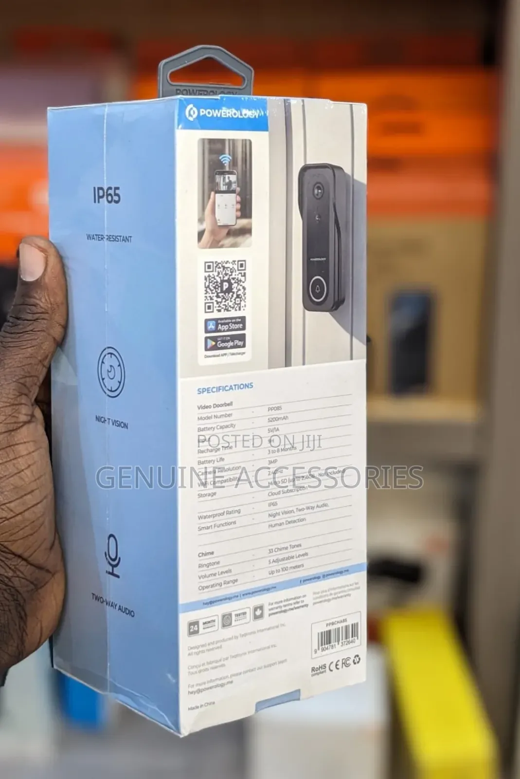Powerology Smart Doorbell Camera