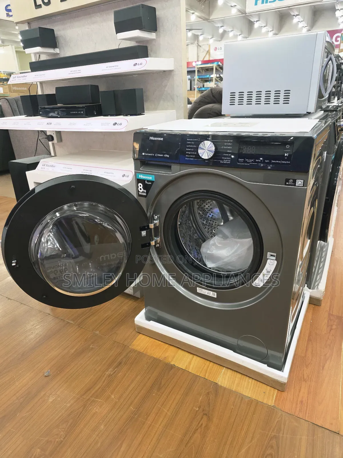 Hisense 8kgs Washer and 5kgs Dryer Frontloader Washing Machine