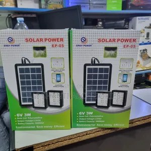 Solar Light With Multiple Charging Cables 6v 3w