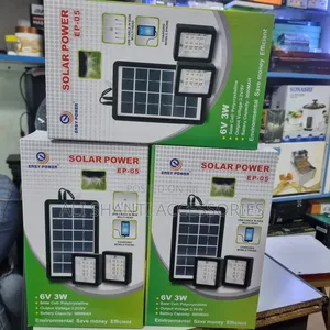 Solar Light With Multiple Charging Cables 6v 3w