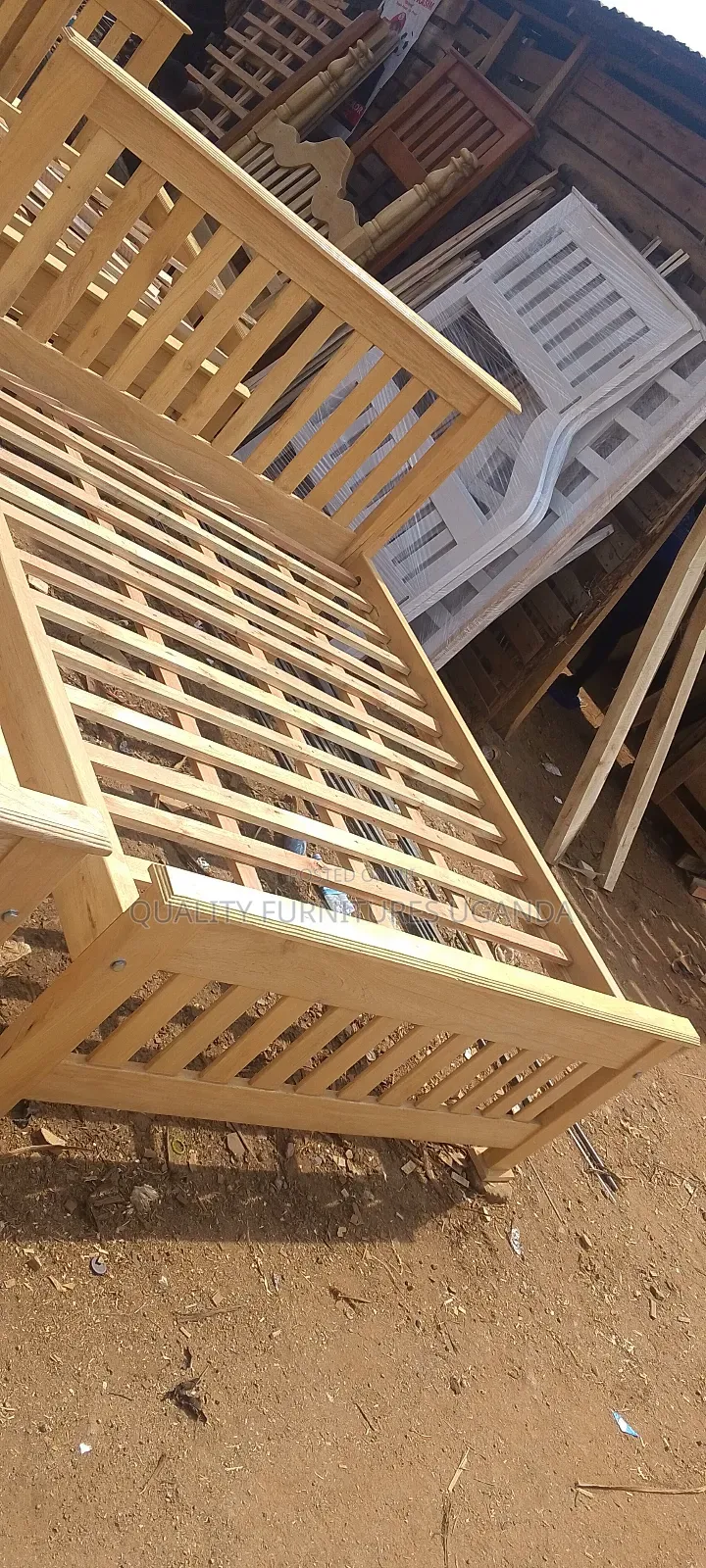 Solid Wooden 5*6 Bed