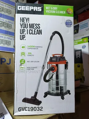 Geepas 2300w Wet and Dry Stainless Steel Vacuum Cleaner