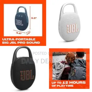 Clip 5 - Ultra-Portable, Waterproof Dust Proof Bluetooth Speaker