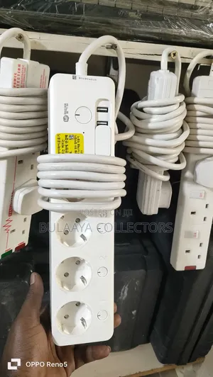Electric Power Extensions, 4 Way, Uk Used.