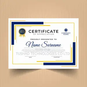 Certificates Printing Designing, Fliers, Posters, Calenders