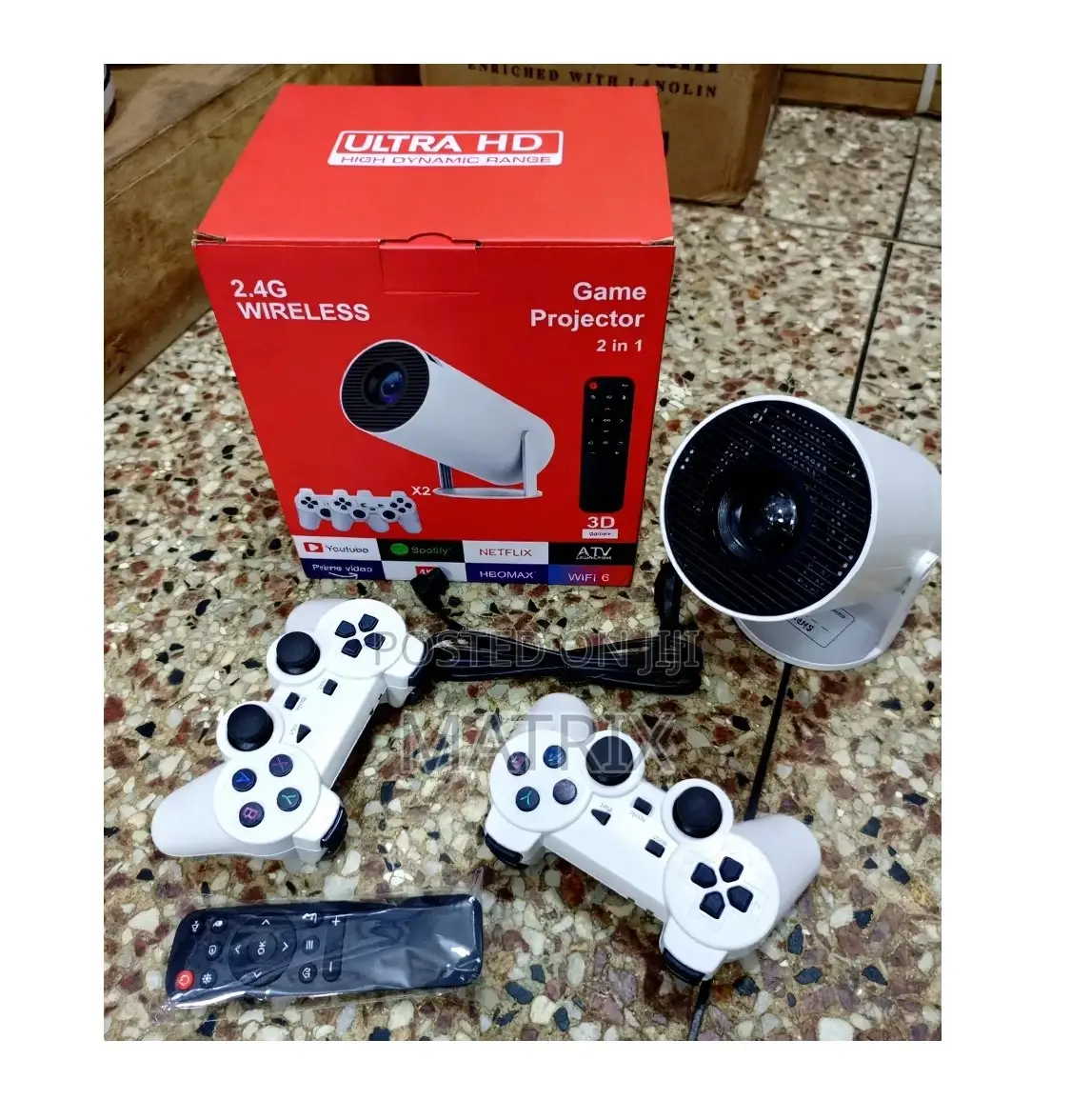 P30 Max Ultra Hd Projector With 3d Gaming
