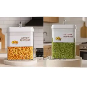2.8 Liter Twist 'N Lock Airtight Square Plastic Canister