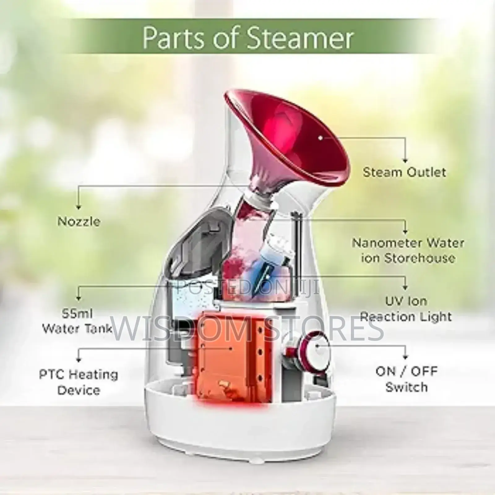 Electric Sauna Facial Steamer