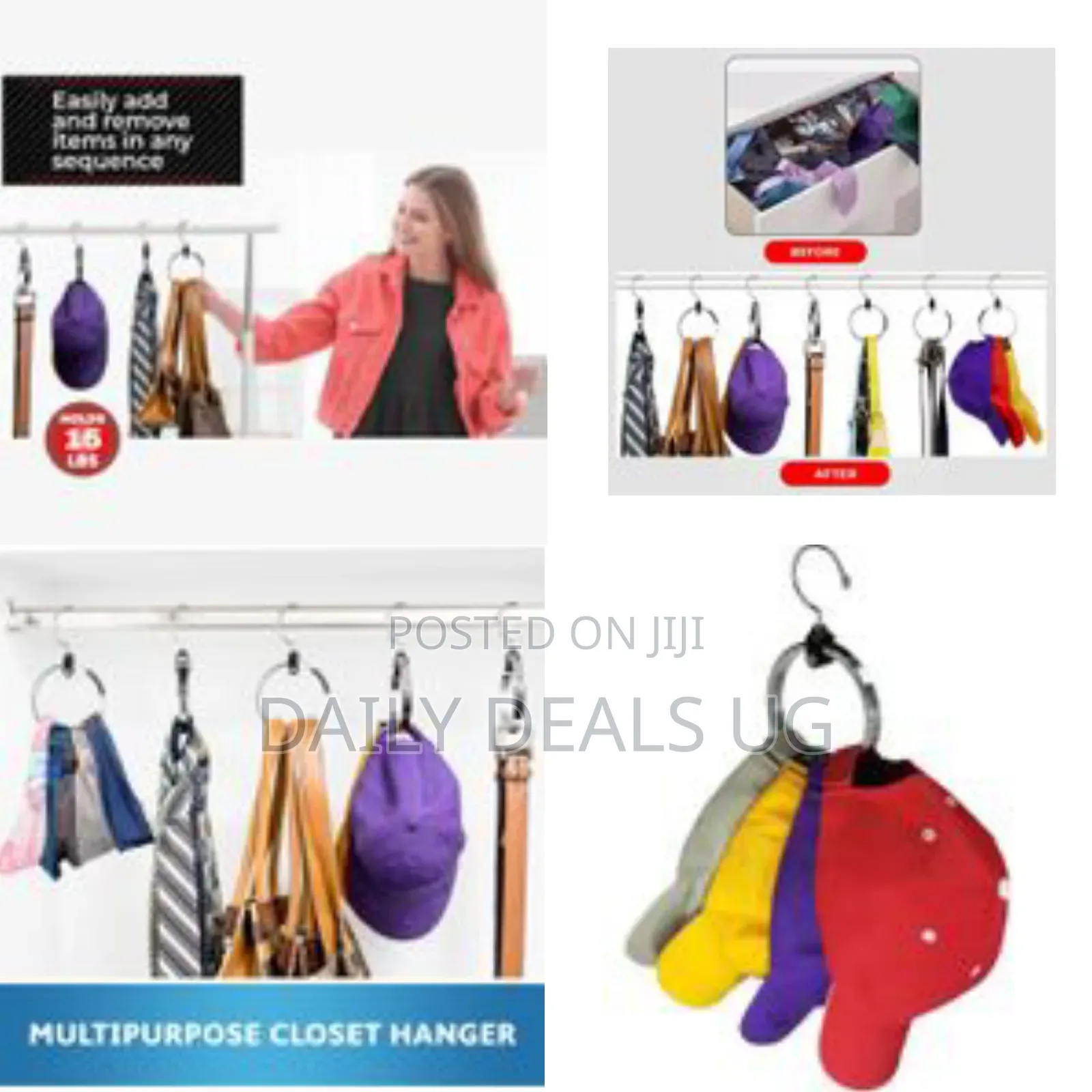 Rolly Hanger Multipurpose Wardrobe Closet Hanger Organizer Great Space
