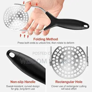 Stainless Steel Flexible Potato Masher