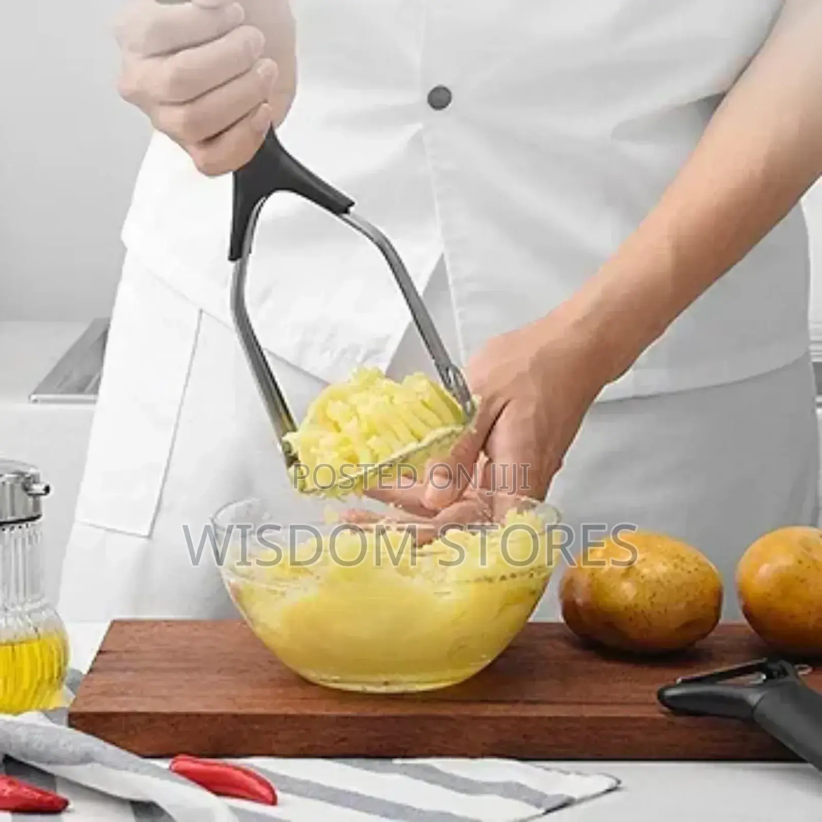 Stainless Steel Flexible Potato Masher