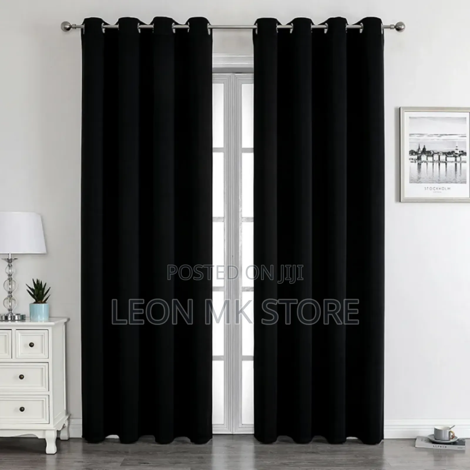 3pcs Custom Made Curtains Set