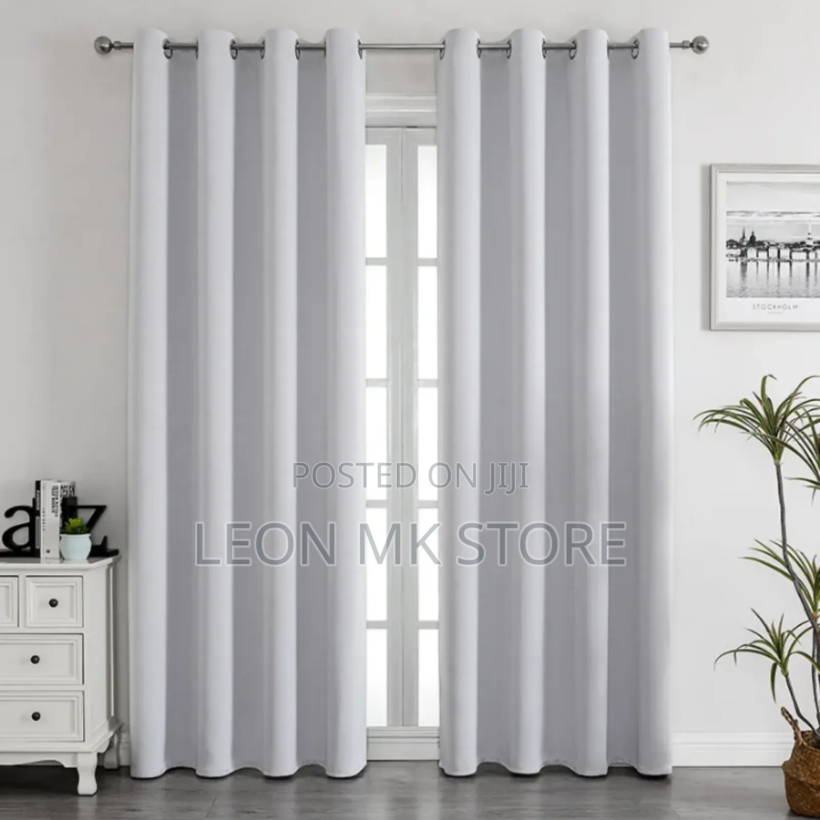 Living Room Curtains Sets 3pcs Plus Nets
