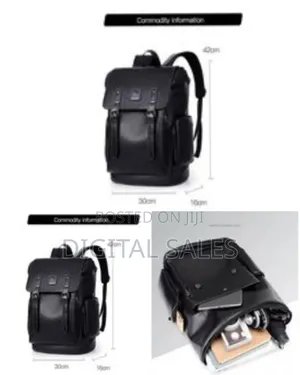 Vintage Backpack Soft Leather for Men, High-Quality Luxury Designer
