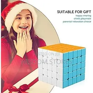 Stickerless Speed Cube 5x5x5 Stickerless Magic Cube Puzzle