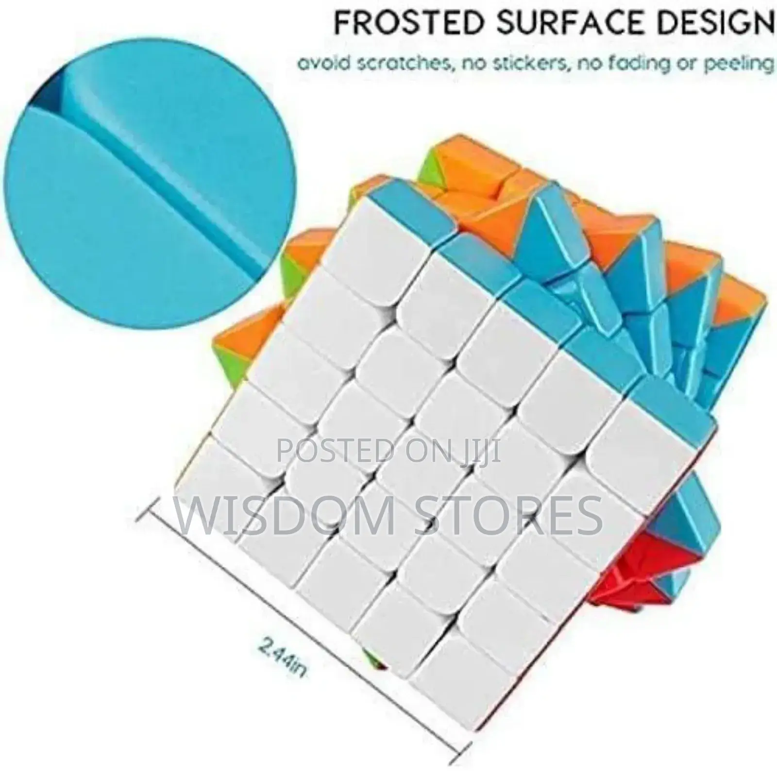 Stickerless Speed Cube 5x5x5 Stickerless Magic Cube Puzzle