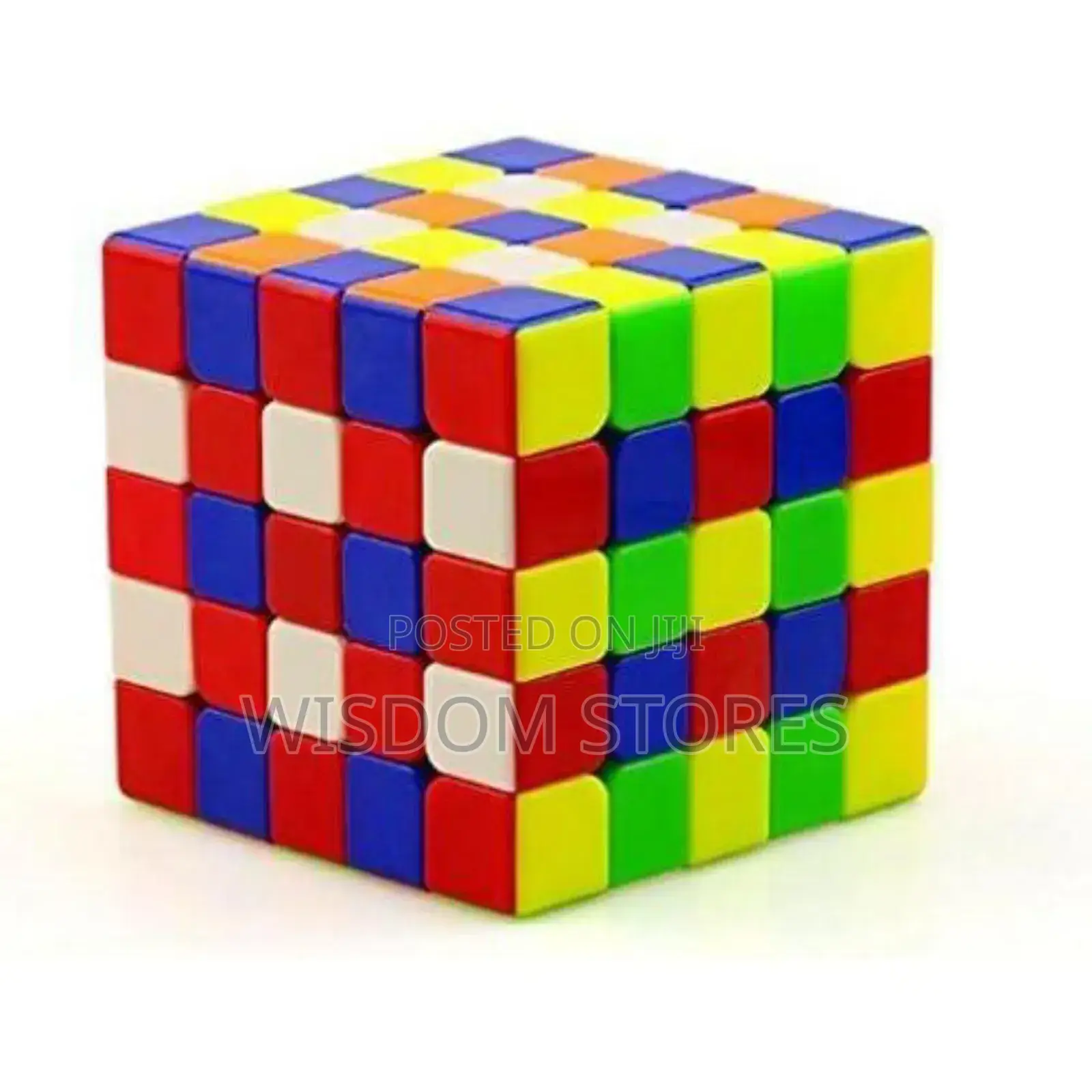 Stickerless Speed Cube 5x5x5 Stickerless Magic Cube Puzzle