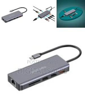 Porodo 9-in-1 Usb-C Hub Multiport Adapter With 100w Pd, Hdmi