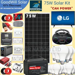 75w Power Nation Solar System Full Kit