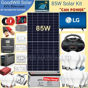 85w Power Nation Solar System Full Kit