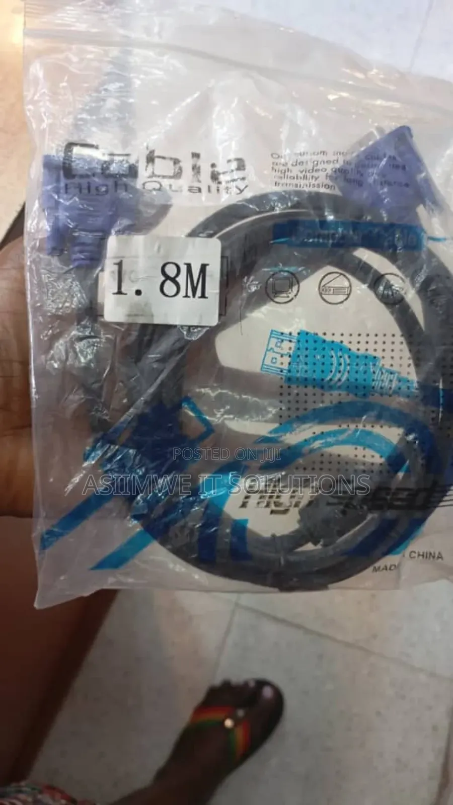 Male to Female Vga (Video Graphics Array) Cable