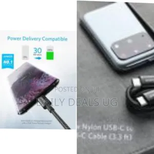 Anker Usb C to Usb C Cable, Type-C 60w, Braided Fast Charging Cable