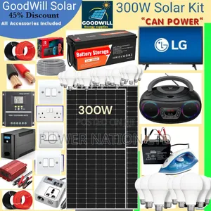 300w Power Nation Solar System Full Kit