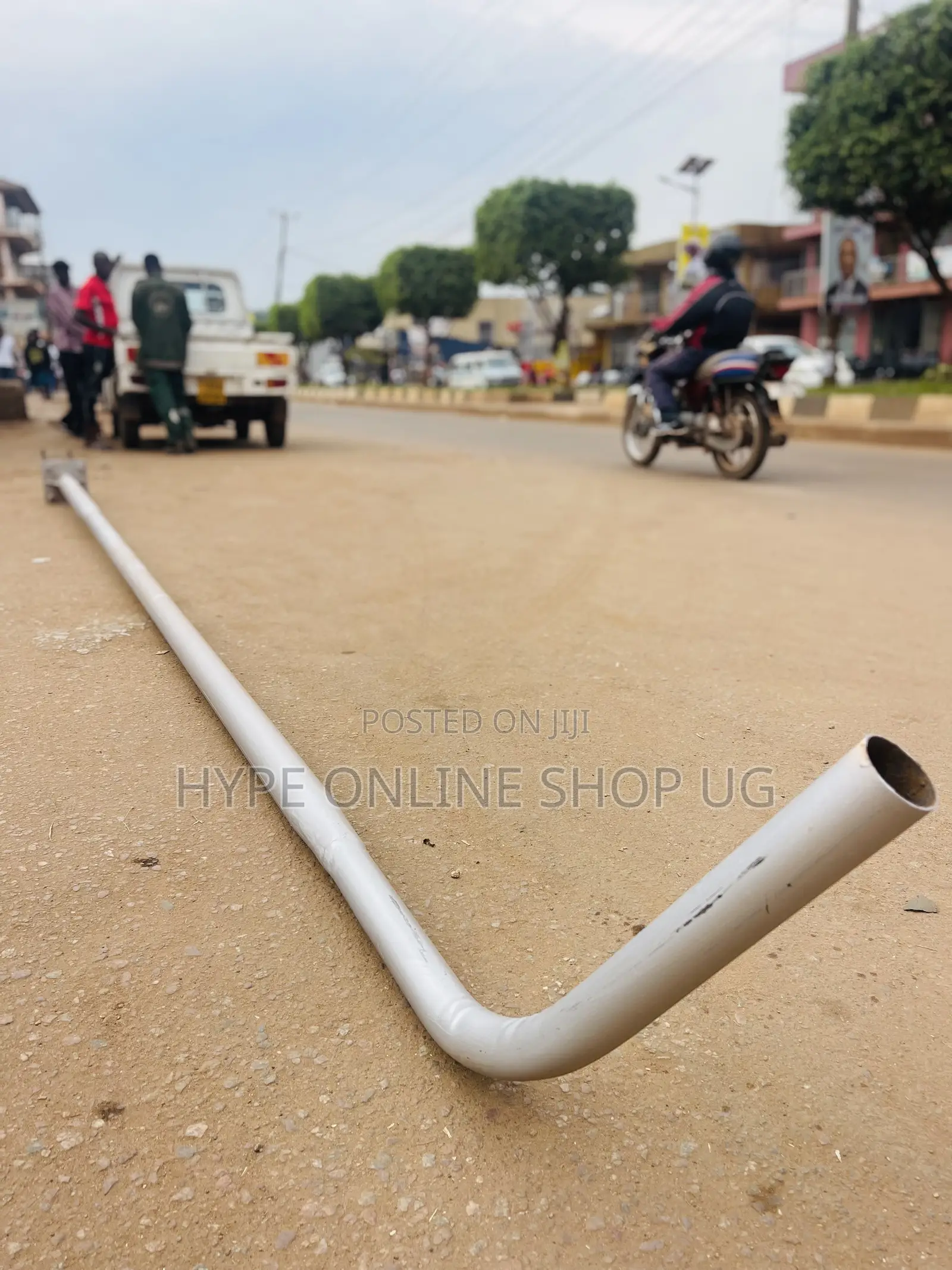 3mm Solar Light Pole With Ground Basement,Rack