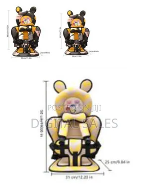 Lightweight Cartoon Portable Baby Safety Car Seat Infant Kids