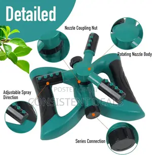 Rotating Lawn Garden Water Sprinkler