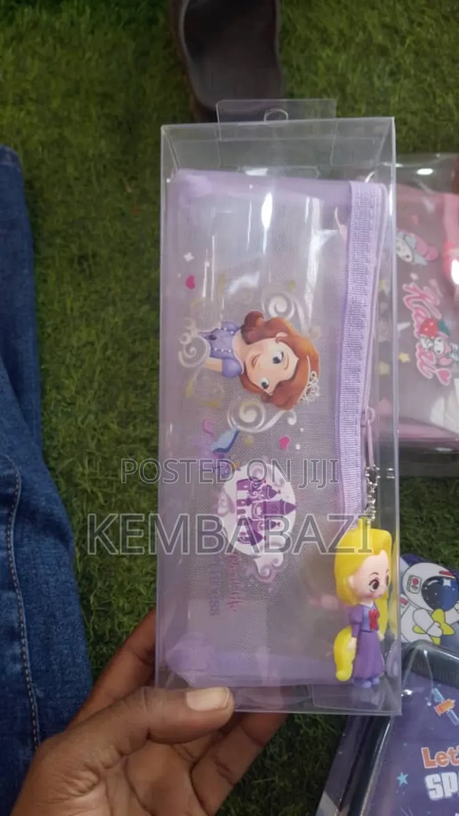 Clear Mesh Pencil Case Organizer For Stationery Makeup