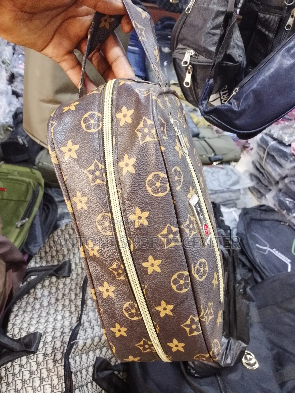 Gray Dabal Zip Kit Bag