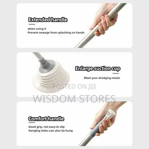 Suction Cup Drain Cleaner.